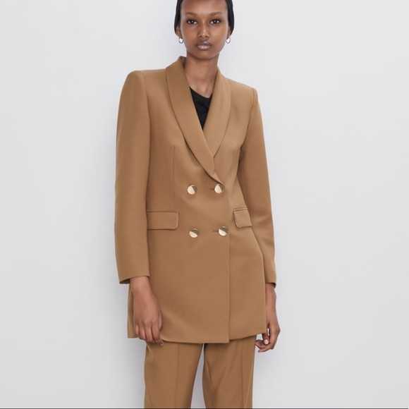 Zara NWT double breasted frock coat - Picture 2 of 8